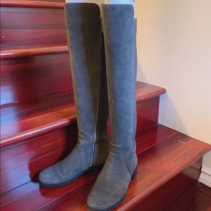 MK leather upper rubber outsole boots US7